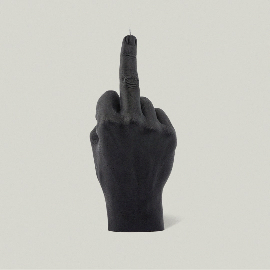 Hand Gesture Candles/Black